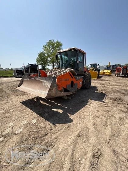 Front of used Hamm Compactor
